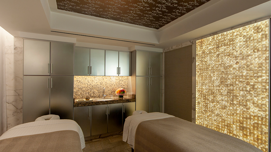 spa treatment room ceiling