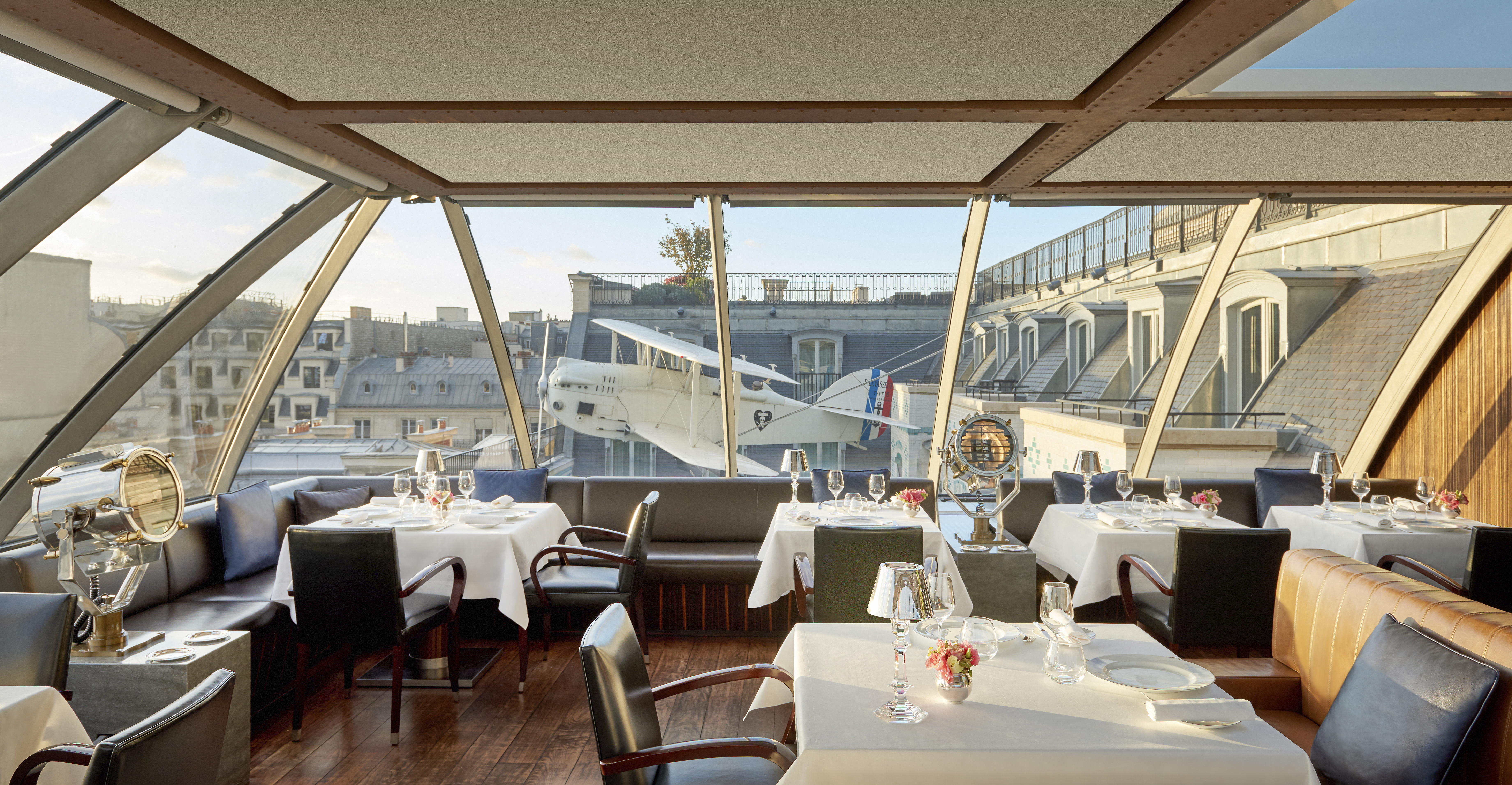 L'Oiseau Blanc, the Panoramic French Restaurant Atop The Peninsula Paris,  wins its first Michelin Star